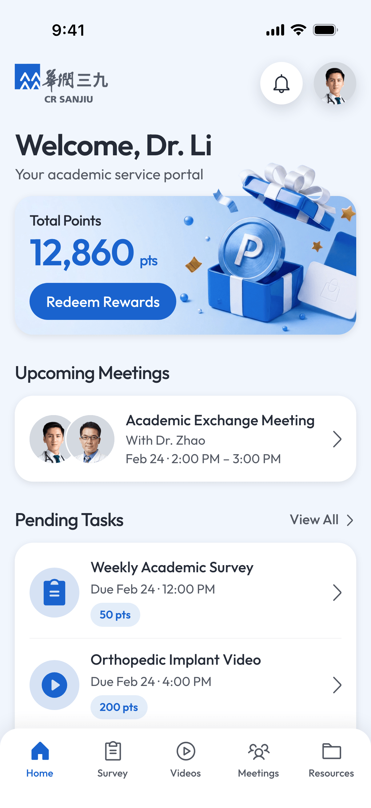 Points on every task
